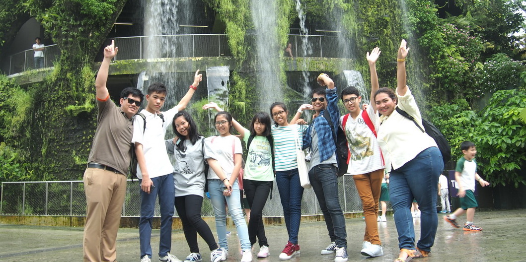 เฮ้! บรรยากาศชุ่มฉ่ำในโดม Cloud Forest