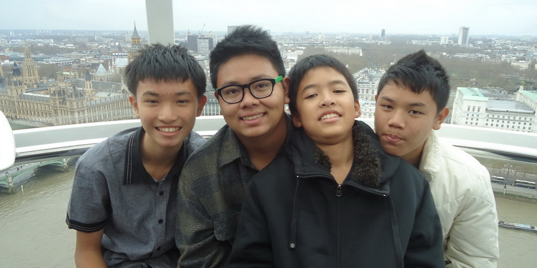 วิวสวยๆจาก the top of The London Eye